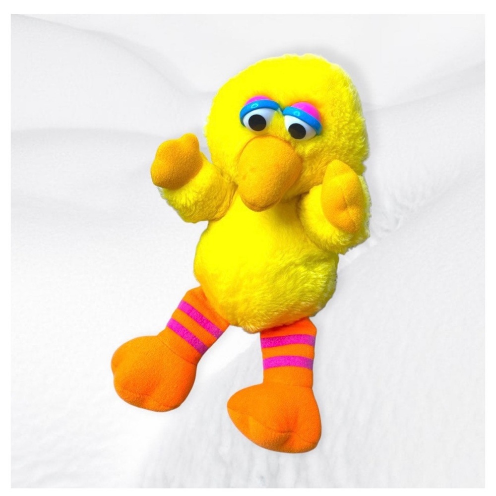 Big Bird Plush, big bird, vintage big bird stuffed animal, Sesame Street, plush